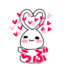 Sticker of the rabbit. sticker #8458362