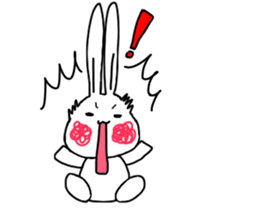Sticker of the rabbit. sticker #8458369