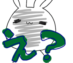 Sticker of the rabbit. sticker #8458378