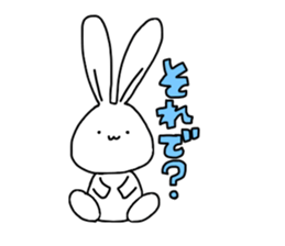 Sticker of the rabbit. sticker #8458381