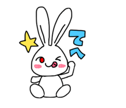 Sticker of the rabbit. sticker #8458383