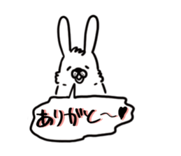OPTIMIST RABBIT sticker #8458387