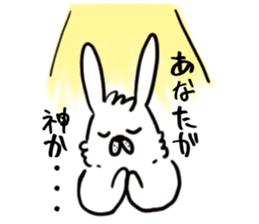 OPTIMIST RABBIT sticker #8458389