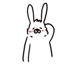 OPTIMIST RABBIT sticker #8458395