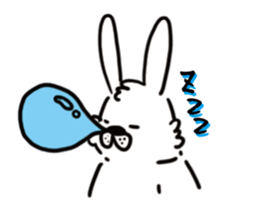 OPTIMIST RABBIT sticker #8458396