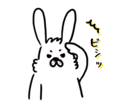 OPTIMIST RABBIT sticker #8458398
