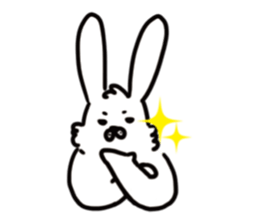 OPTIMIST RABBIT sticker #8458402