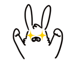 OPTIMIST RABBIT sticker #8458403