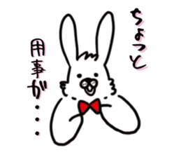 OPTIMIST RABBIT sticker #8458407