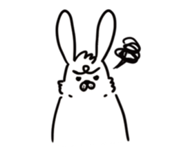 OPTIMIST RABBIT sticker #8458408