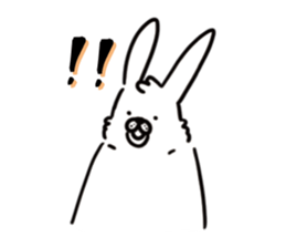 OPTIMIST RABBIT sticker #8458409