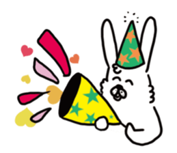 OPTIMIST RABBIT sticker #8458424