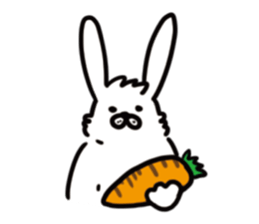 OPTIMIST RABBIT sticker #8458425