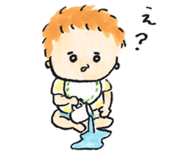 tiny baby sticker #8459740