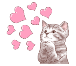 Strange pose cat 5 sticker #8460555