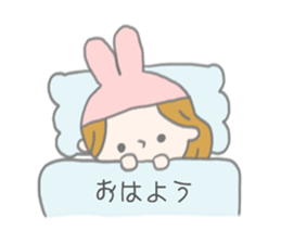 A Long Distance rabbit Lover sticker #8460570