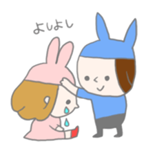 A Long Distance rabbit Lover sticker #8460578