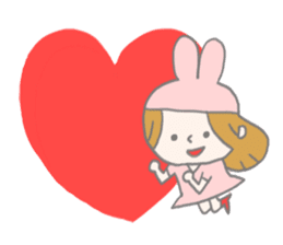 A Long Distance rabbit Lover sticker #8460608