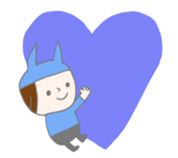 A Long Distance rabbit Lover sticker #8460609