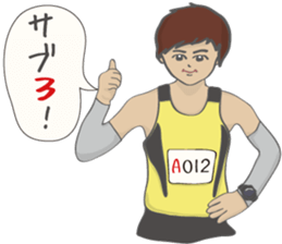 RUNNERS STAMP(mens) sticker #8460732