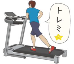 RUNNERS STAMP(mens) sticker #8460745