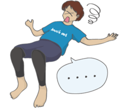 RUNNERS STAMP(mens) sticker #8460753