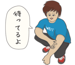 RUNNERS STAMP(mens) sticker #8460757