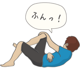 RUNNERS STAMP(mens) sticker #8460767