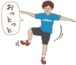 RUNNERS STAMP(mens) sticker #8460769