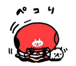 Softball and cats sticker #8461136