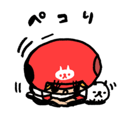 Softball and cats sticker #8461136