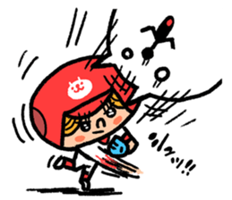 Softball and cats sticker #8461137