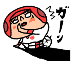 Softball and cats sticker #8461144