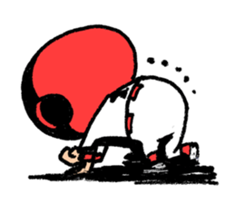 Softball and cats sticker #8461149