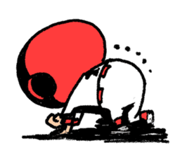 Softball and cats sticker #8461149