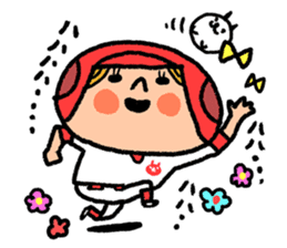 Softball and cats sticker #8461153