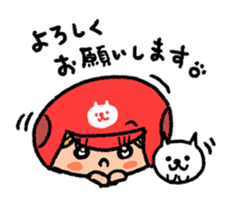 Softball and cats sticker #8461156