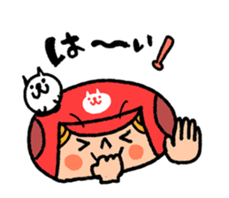 Softball and cats sticker #8461168