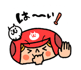 Softball and cats sticker #8461168