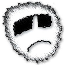 Sketch facial expression sticker #8461176