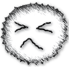 Sketch facial expression sticker #8461178