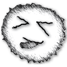 Sketch facial expression sticker #8461180