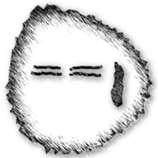 Sketch facial expression sticker #8461189