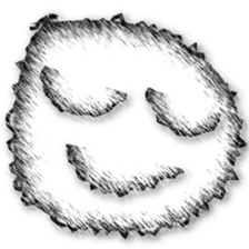 Sketch facial expression sticker #8461198