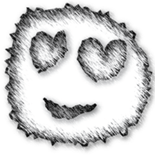 Sketch facial expression sticker #8461199