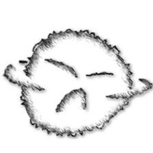 Sketch facial expression sticker #8461203