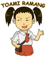 Si Becce Sekolah sticker #8461231