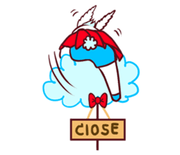 Cloudy cony & Friends sticker #8461379