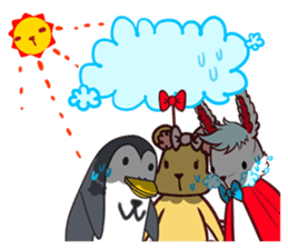 Cloudy cony & Friends sticker #8461402