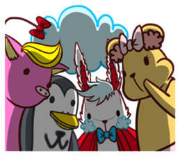 Cloudy cony & Friends sticker #8461404